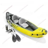 Single and double kayak inflatable boat, assault boat fishing boat yacht, rubber boat folding canoe