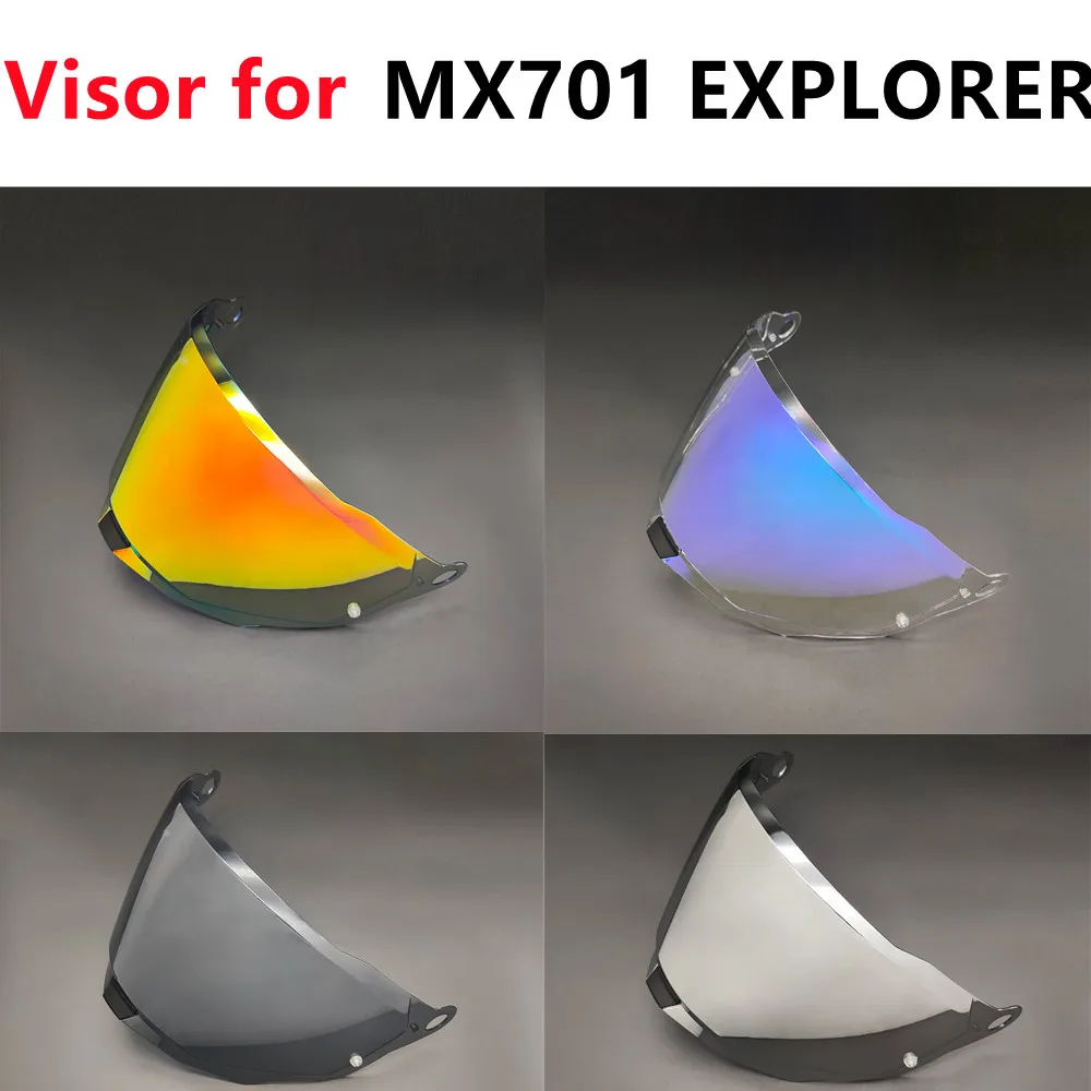 

MX701 Visor for LS2 MX701 EXPLORER Motorcycle Helmet Shield Motocross Rally Off-road Moto Casco Lens Uv Cut Sunshield