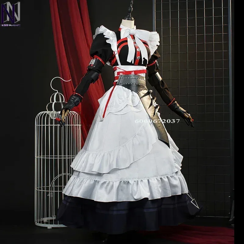 Zenless منطقة صفر الكسندريا سيباستيان رينا تأثيري حلي شعر مستعار فستان خادمة موحدة فيكتوريا التدبير المنزلي هالوين النساء الطرف