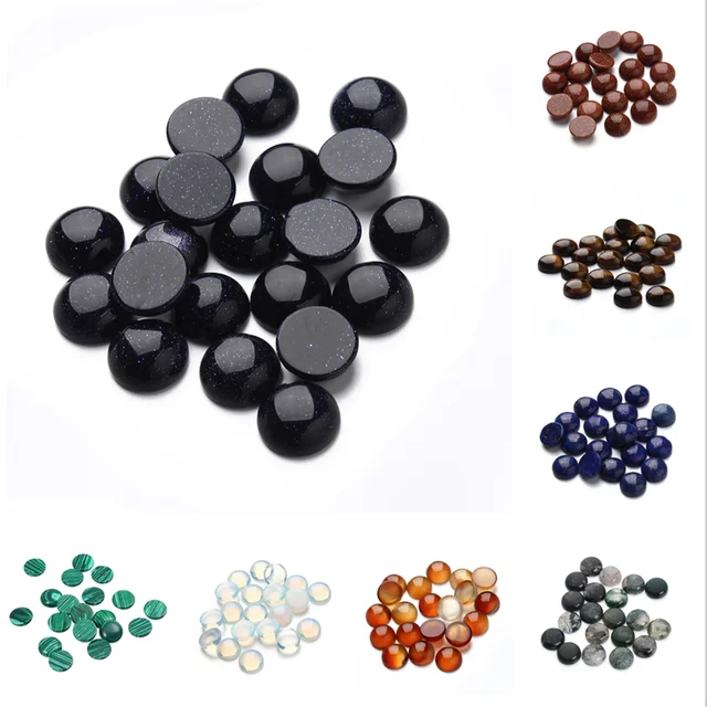 10 sztuk / partia 2 4 6 8 10 12 14 16 18 20 25 mm Okrągłe kaboszony onyksowe Naturalny kamień luzem Koralik do samodzielnego tworzenia biżuterii Bransoletka z wisiorkiem