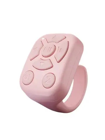 Bluetooth Scrolling Ring Wireless Remote Control, Short Video Page Turner Camera Shutter Controller, Universal Mobile Phone Tabl