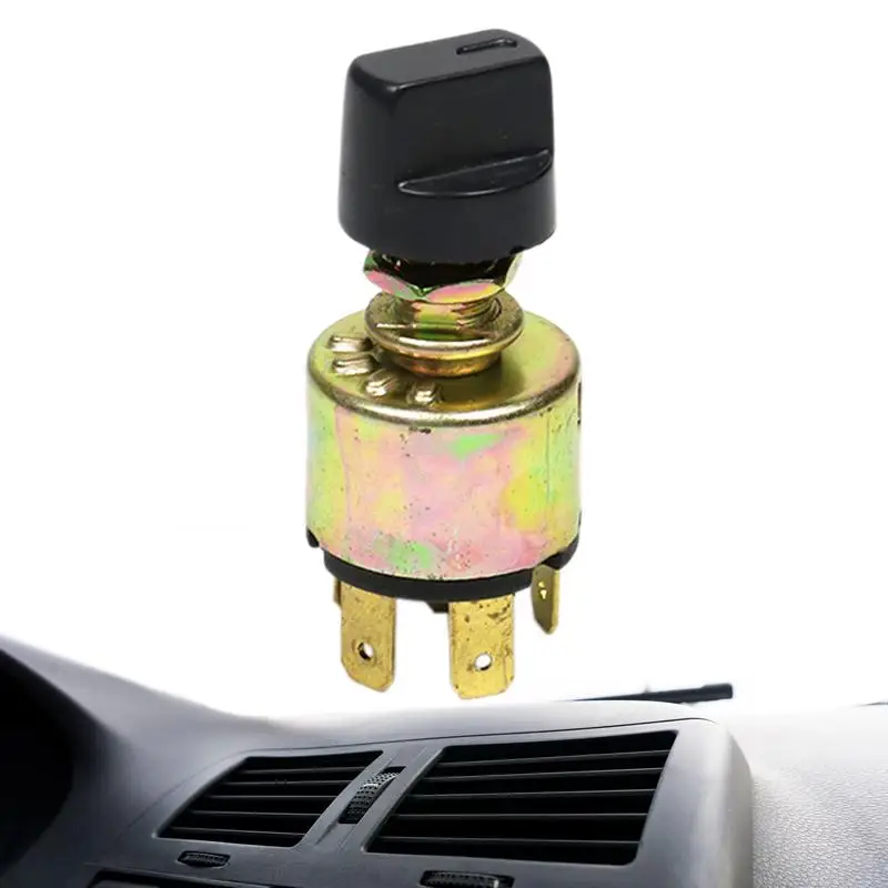 Car Air Conditioning Blower Switch 12V 24V Iron Rotary Knob Heater Switch Truck Forklift Excavator Harvester Repair accessories