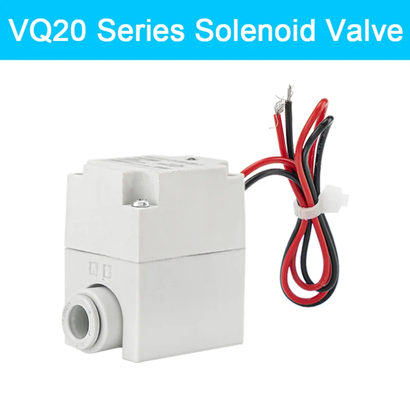 

Электромагнитный клапан серии VQ20 SMC VQ21A1-5G-C6 VQ21M1-5G-C8 Двухпортовый электромагнитный клапан из воздушного пластика