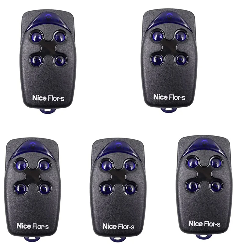 Wholesale 5 pcs Nice Remote Control Transmitter Replace Original Flor Flor-S Flo2R Inti 433.92Mhz Gate Garage Remote Control