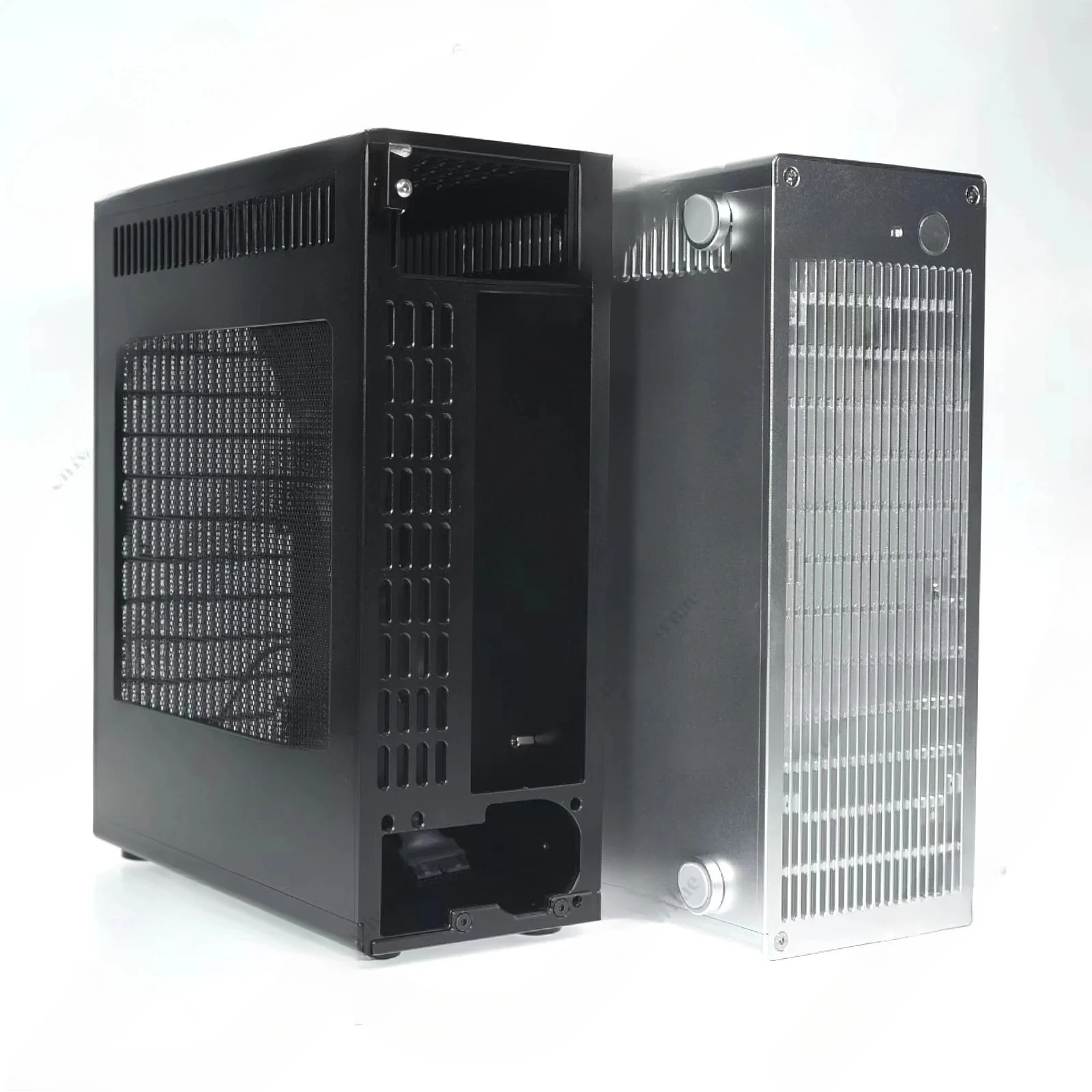 ITX Mini Computer Chassis, 21 * 25 * 92mm, 4.9L Volume, Front USB3.0A TypeC, All Aluminum Chassis