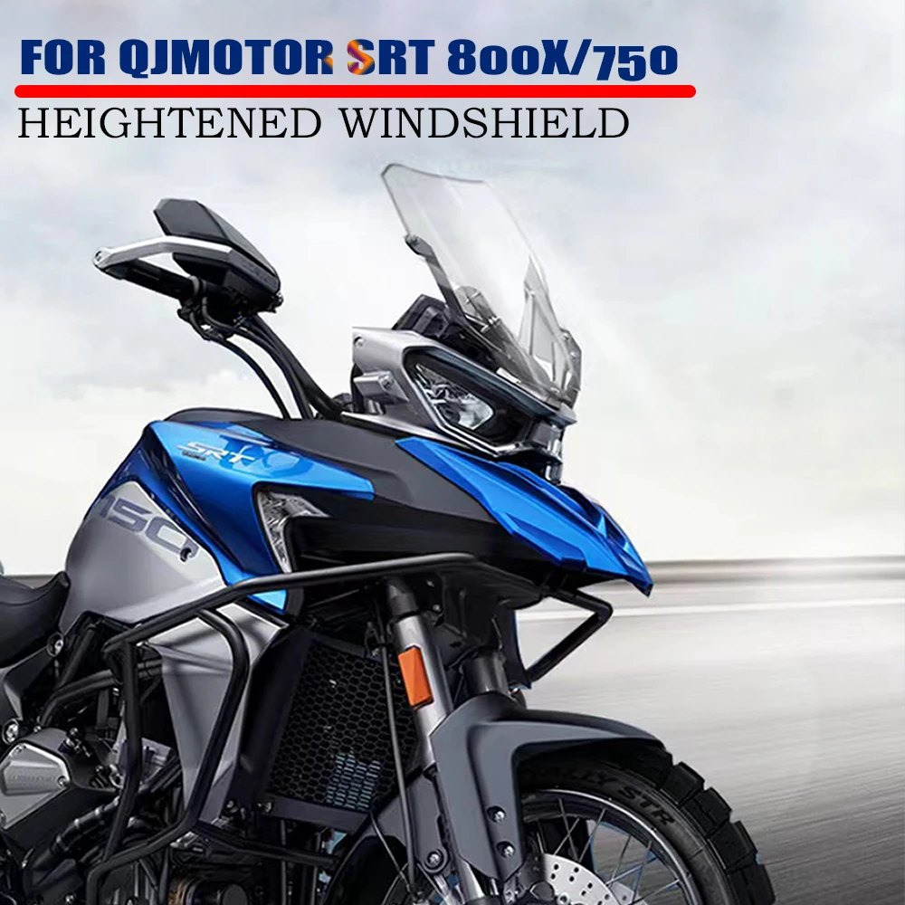 

SRT800X Accessories Motorcycle Heightened Windshield For QJMOTOR QJ SRT800 SRT750 QJ750-7A 750X 800X QJ SRT 800X Windshield