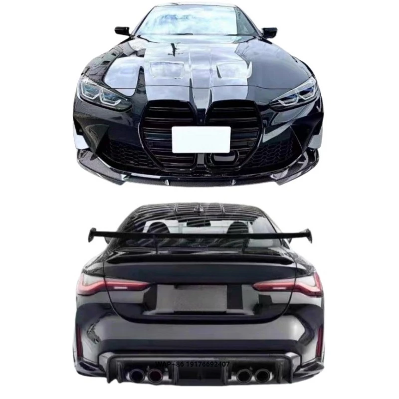 3d Style Carbon Fiber Body Kit for M4 G82 Front Lip Skirt Rear Diffuser Spoiler Body Kit
