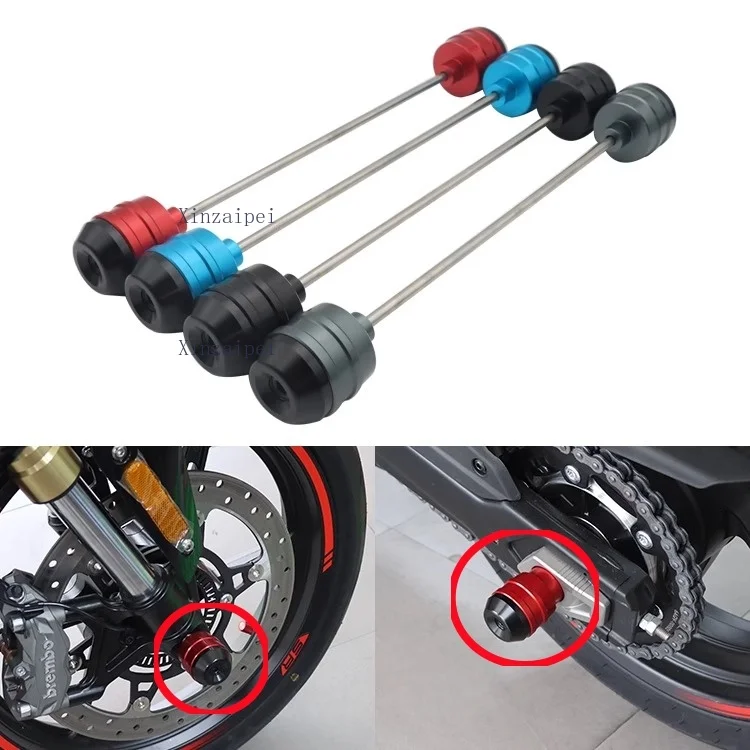 

For CFMOTO 450SR/NK Modified Anti Drop Rubber Rod Front Rear Axle Anti Roll Ball Bumper CF400-6-7 Wheel Protection Accessories