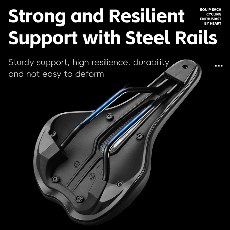 

Велосипедное седло WEST BIKING, полое дышащее сетчатое легкое водонепроницаемое велосипедное сиденье, противоскользящее амортизирующее седло для гоночного велосипеда