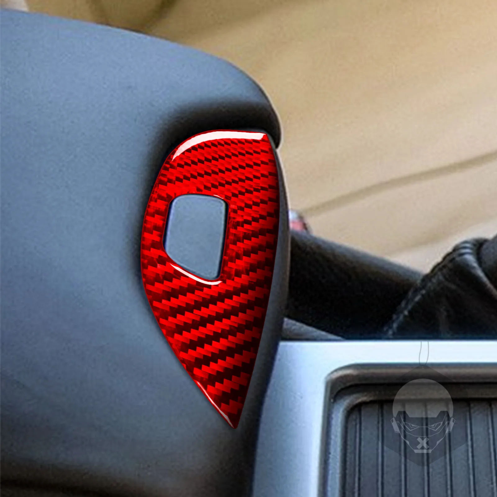 For BMW X5 E53 2000-2006 Center Armrest Storage box Switch Panel Cover Tuning Real Carbon Fiber Sticker Car Interior Accessories
