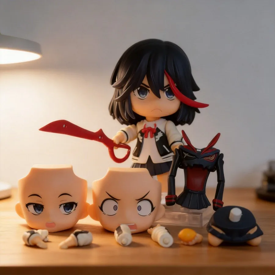 

Q Version Ryuko Matoi Figure from Kill la Kill - 10cm Collectible Model Statue Anime Character Decoration