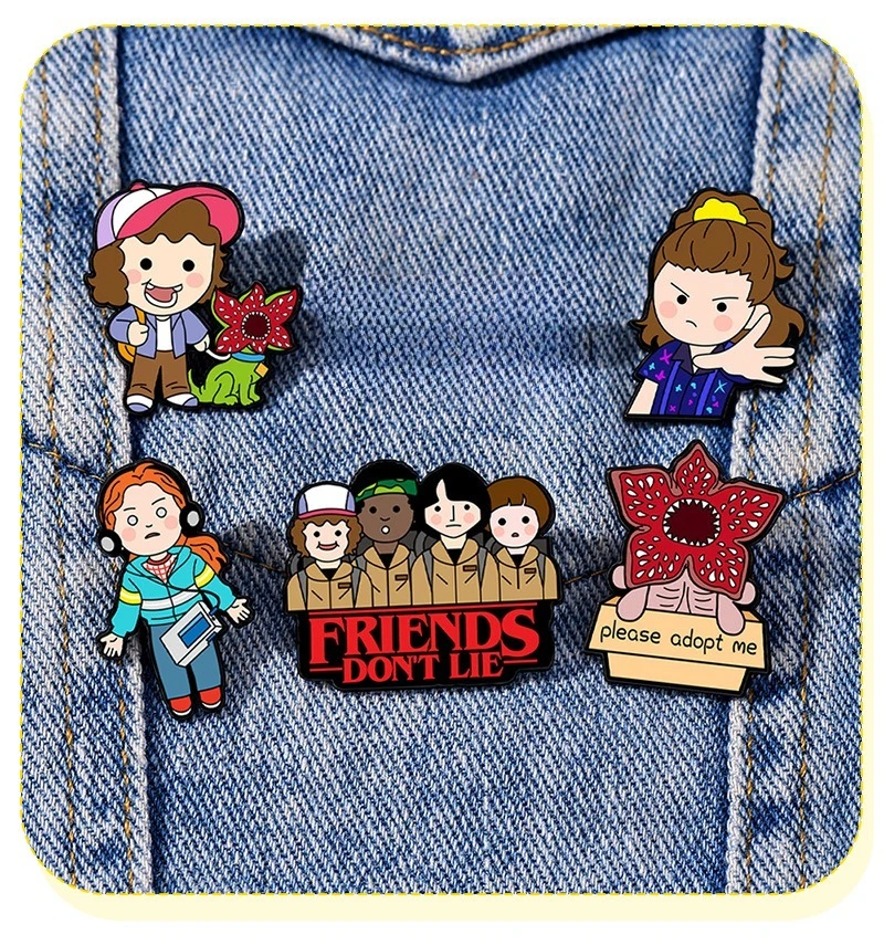 Cute King Cannibal Flower Enamel Pins Cartoon Women's Brooches Men Lapel Pins Badge on Backpack Costume Accessories Jewelry Gifs