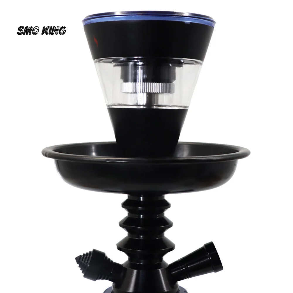 SMO Arab Electric Hookah Heating Stove Head Rechargeable Square Shisha Water Pipe Chicha Tobacco Bowl Set Smoking Accessories