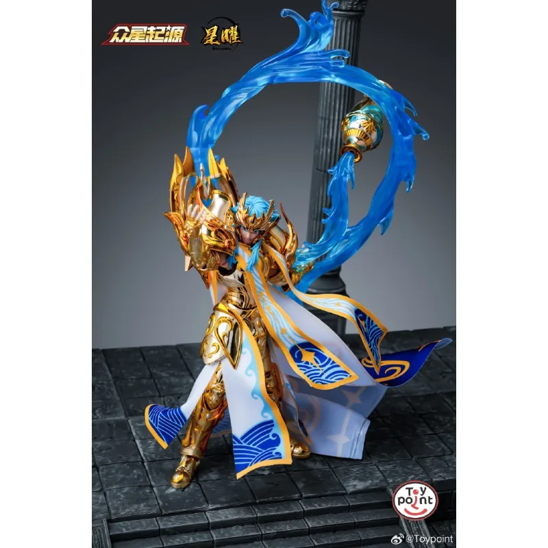 ของเล่นโมเดลตุ๊กตา Toypoint Original Star Origin Holy Cloth Mythology EX Metal God Aquarius Camry Star Shine Edition Mobile Doll ของขวัญจาก Giftspot