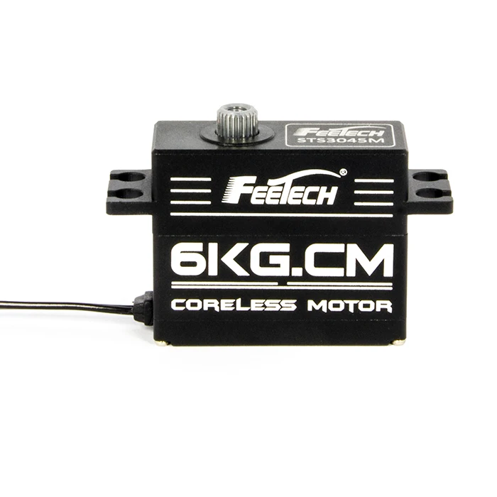 Hochwertiges 6 V 6 kg 360 Grad wasserdichtes kernloses Motor-Smart-Servo für Robotik-Kits/Rc Auto/Emo-Roboter