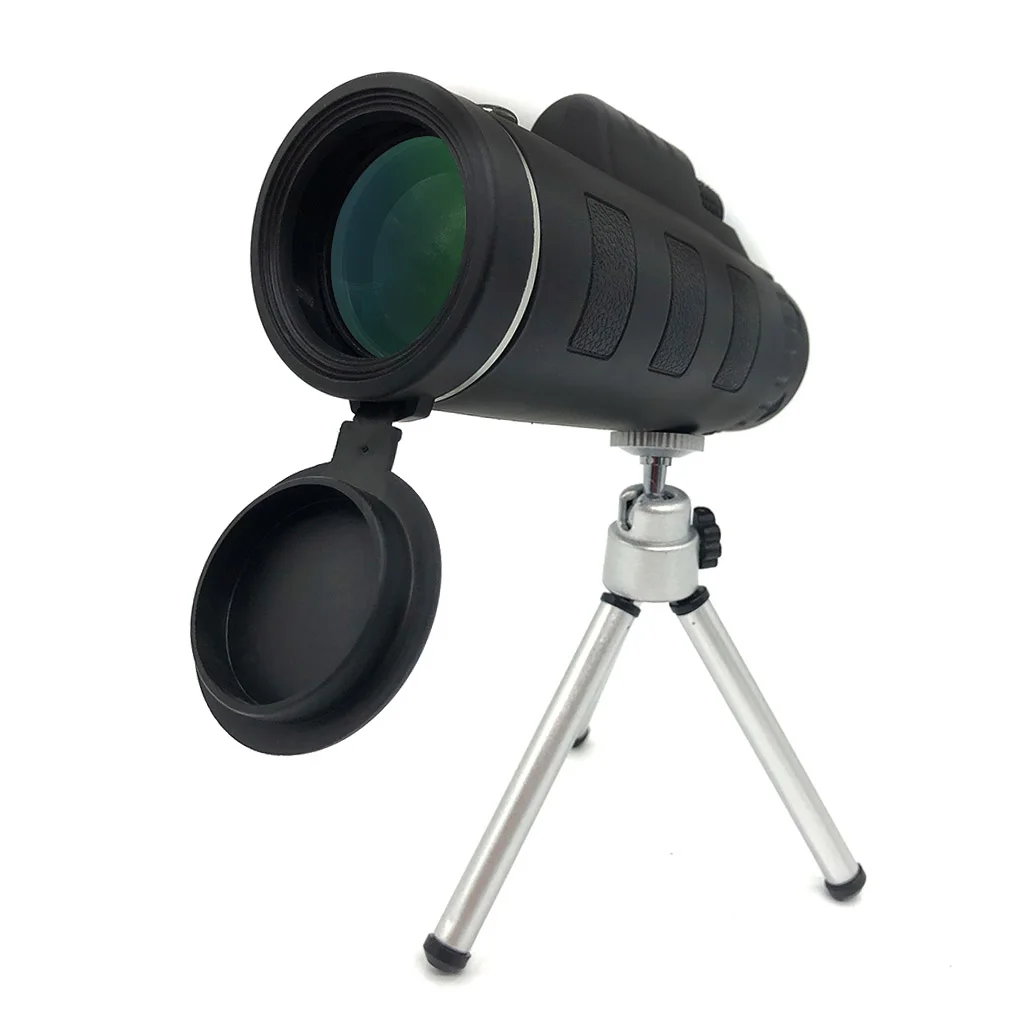 TONTUBE Compass Monocular Low Light Vision Telescope 10x42 for Kids and Adults