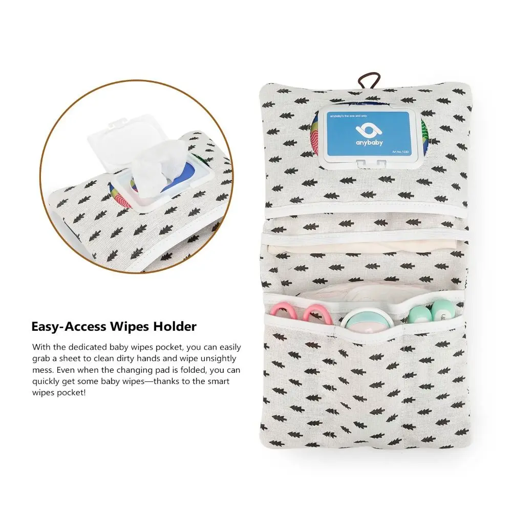 Nappy Pouch Diaper Storage Bag Cartoon Pattern Soft Stroller Storage Bags Multi-functional Organizer Make Up Pouch Bag Travel