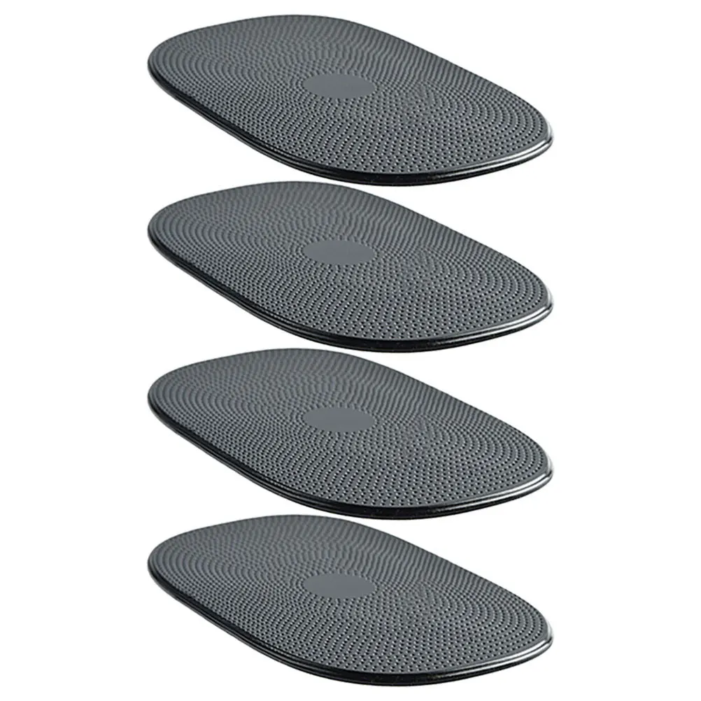 

4Pcs Car Dashboard Mat PU Non Slip High Temperature Resistant Pad Automotive Anti Slip Phone Keys Holder Accessories