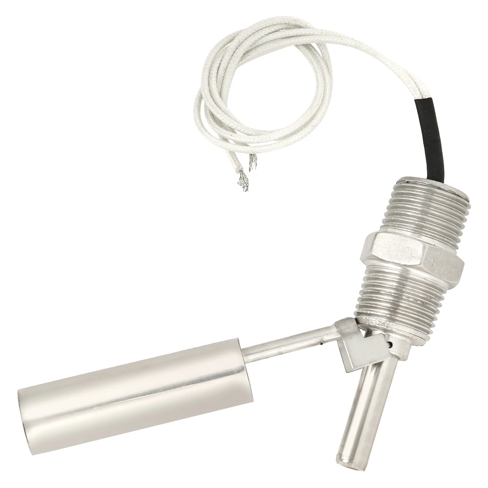 Liquid Water Level Float Sensor Switch Side Mounted 304 Stainless Steel 1/2NPT Male Thread DC0-110V