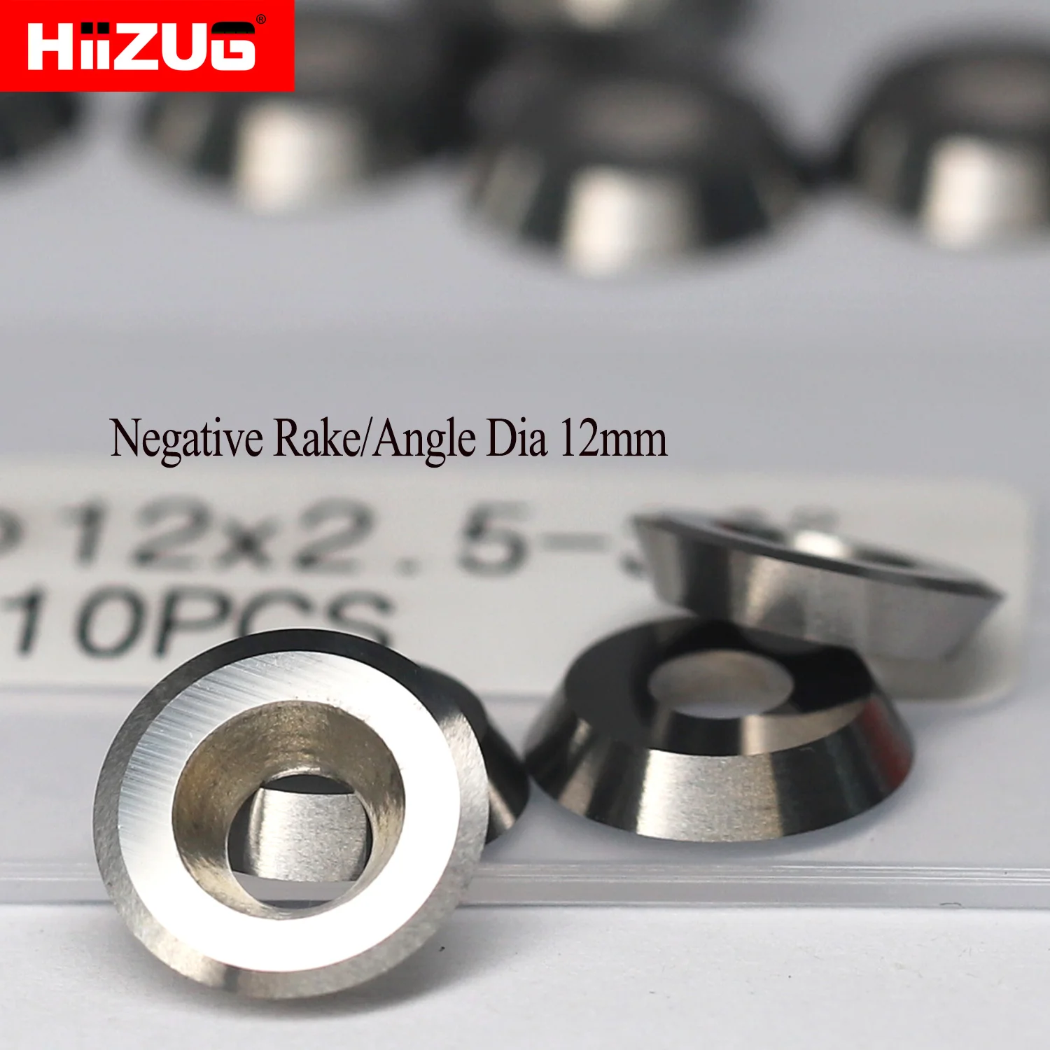 Imagem -04 - Round Carbide Inserts Negative Rake Turning Tools Cortadores de Substituição para Woodtourning Lathe Tools Carpintaria Faça Você Mesmo Tools 12 mm 16 mm