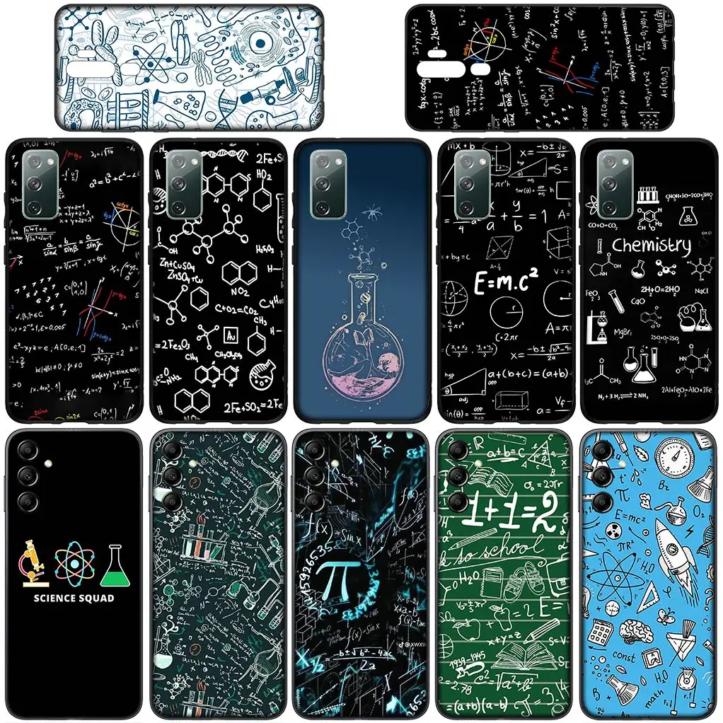 Chemical Maths Equation Formula Flexible Casing Phone Cover for Xiaomi Poco C65 X3 NFC GT X4 M4 M6 Pro F3 GT Redmi 13C 14C Case