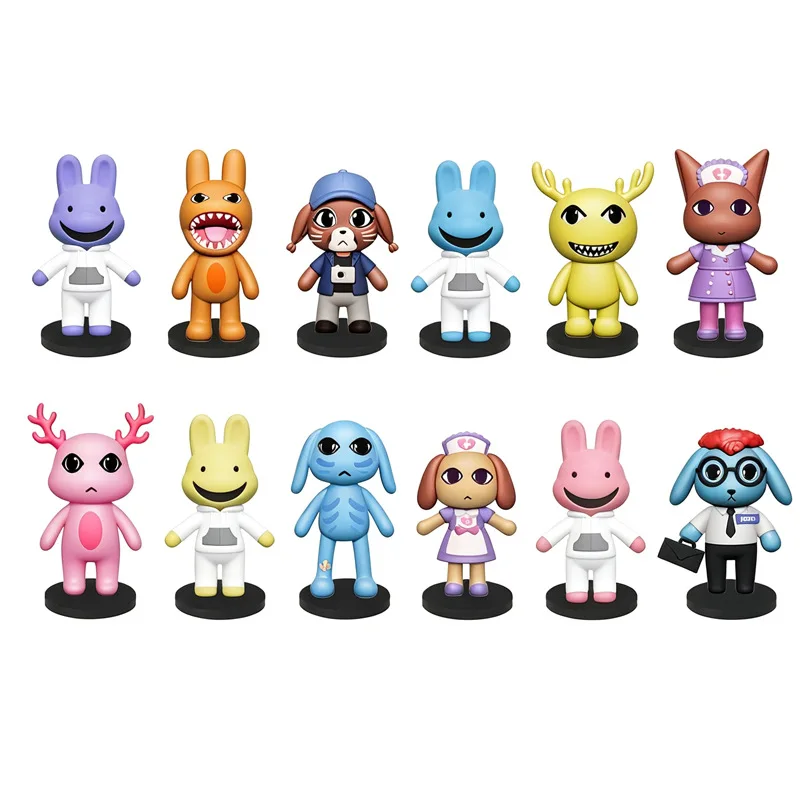 New Horror Animal Hospital Figurines Series, Peripheral Games, Puppy and Kitten doll Models, Figurines for Moving