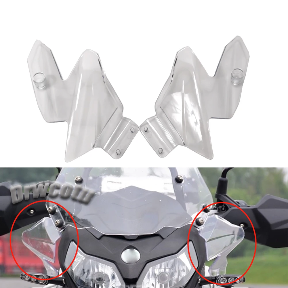 Motorcycle  Front  Left Right Windshield Windscreen Side Panel For Benelli TRK502 TRK 502X BJ500GS-A TRK552 TRK552X