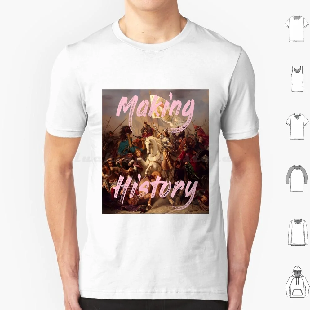 Making History T Shirt Men Women Kids 6xl Altered Art Noble Lady Painting Vintage Painting Fine Art Contemporary Art Wall Lady