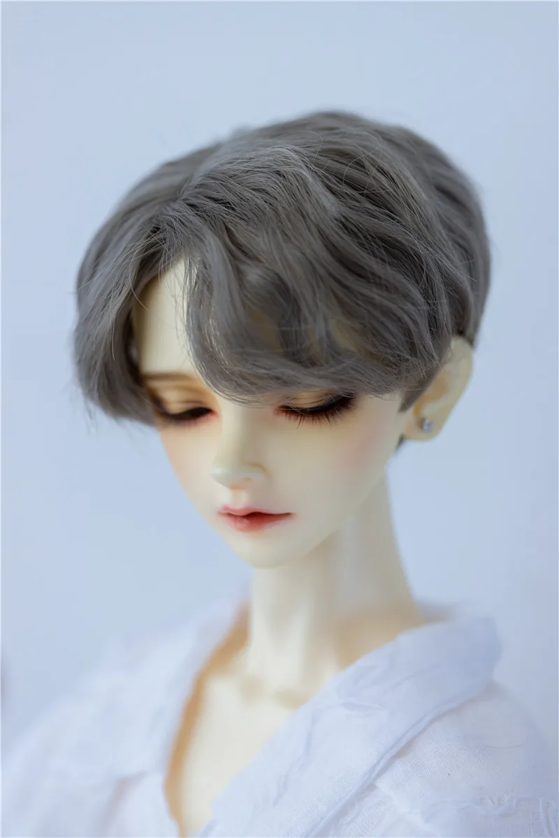 BJD doll wig is suitable for 1/3 1/4 fashion men's thirty-seven short hair, good for high temperature silk instant noodle rolls