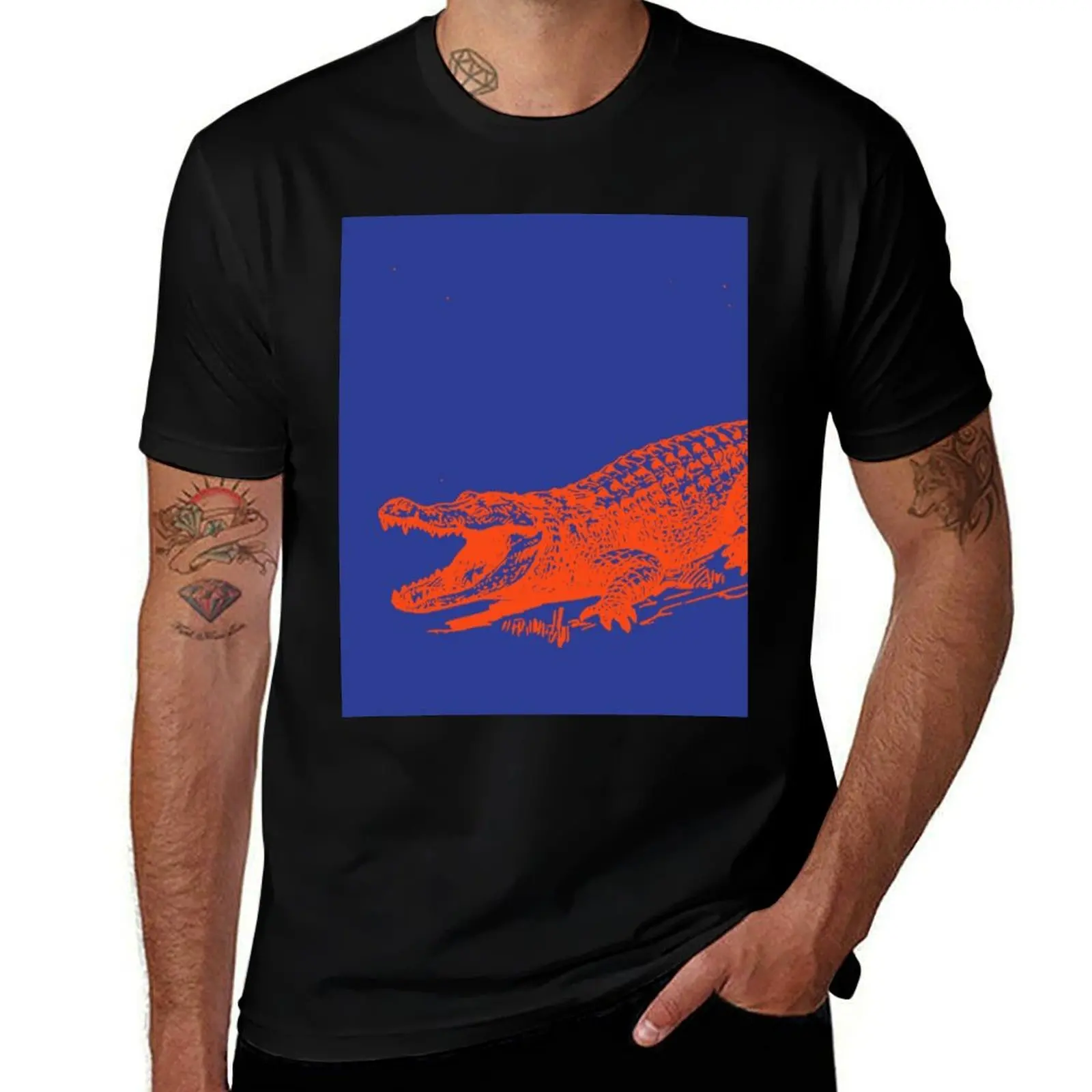 

Swamp Chomp Gameday Dress - Orange Gator T-Shirt plain graphics luxury t-shirt men t shirt