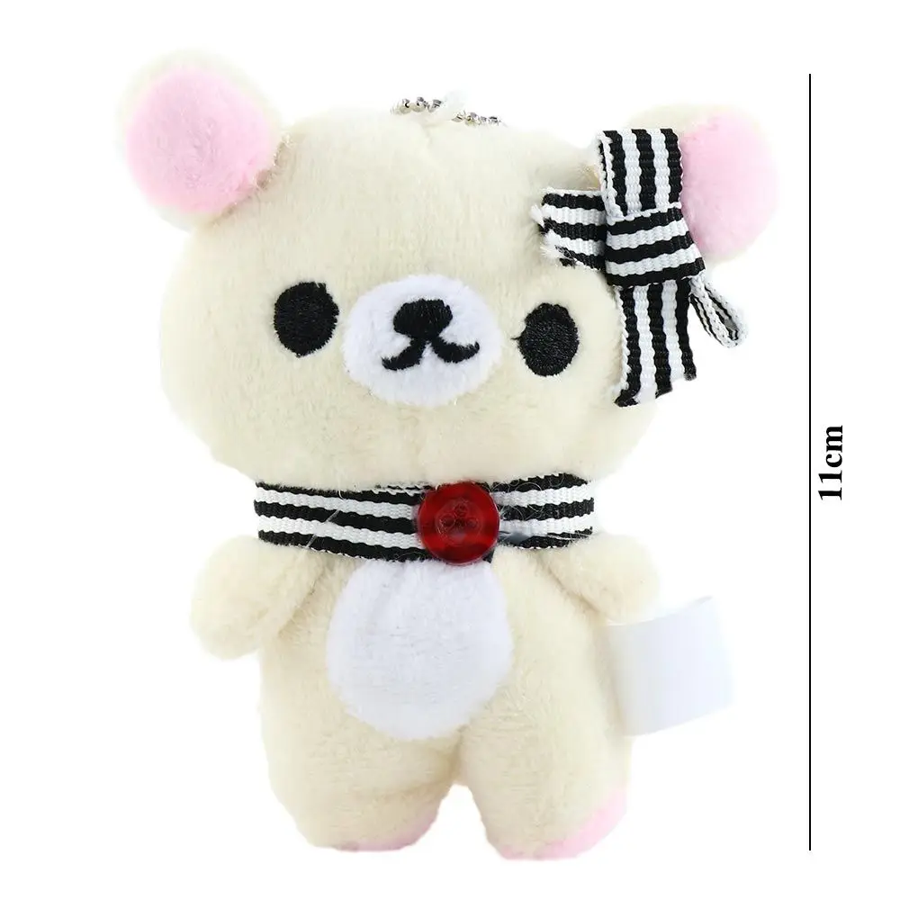 1pcs 11CM Charm TOY Baby Toy Plushie Toy Bear Plush Stuffed TOY Design Pendant Soft Figure DOLL Key Chain