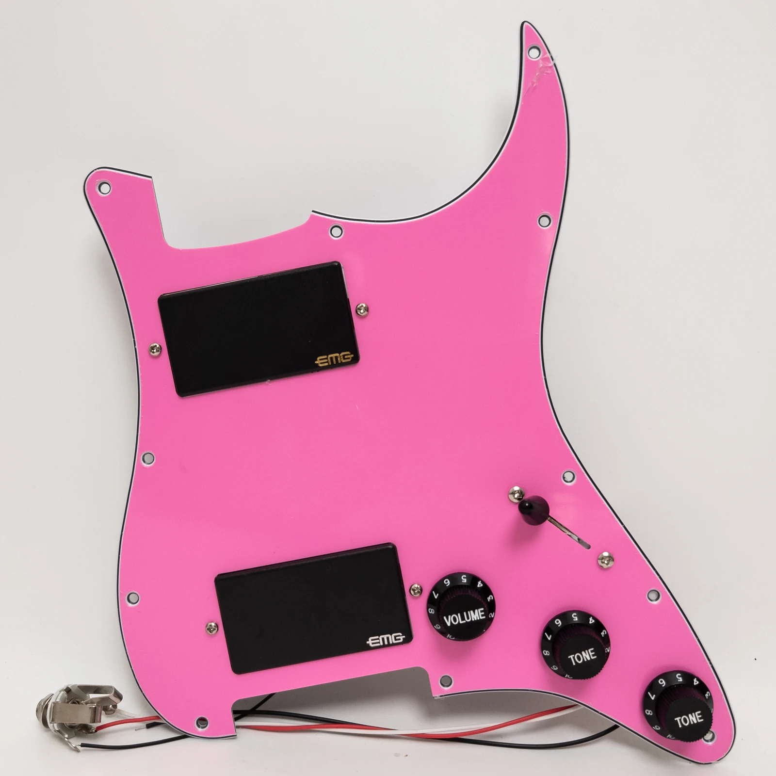 

Active 81/85 Humbucker Loaded Pickguard Set for ST Style Guitar, Prewired with Ceramic & Alnico V High Output Pickups