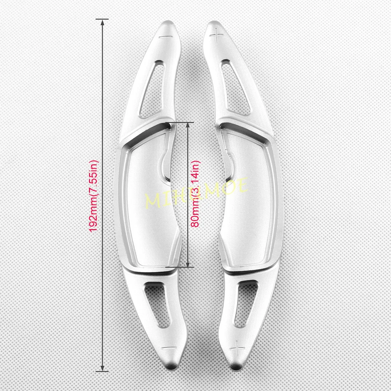 2Pcs Aluminum Car Paddle Shift Shifter Extension For Subaru Forester(SJ/SK) Outback Impreza Crosstrek Legacy Ascent XV BRZ