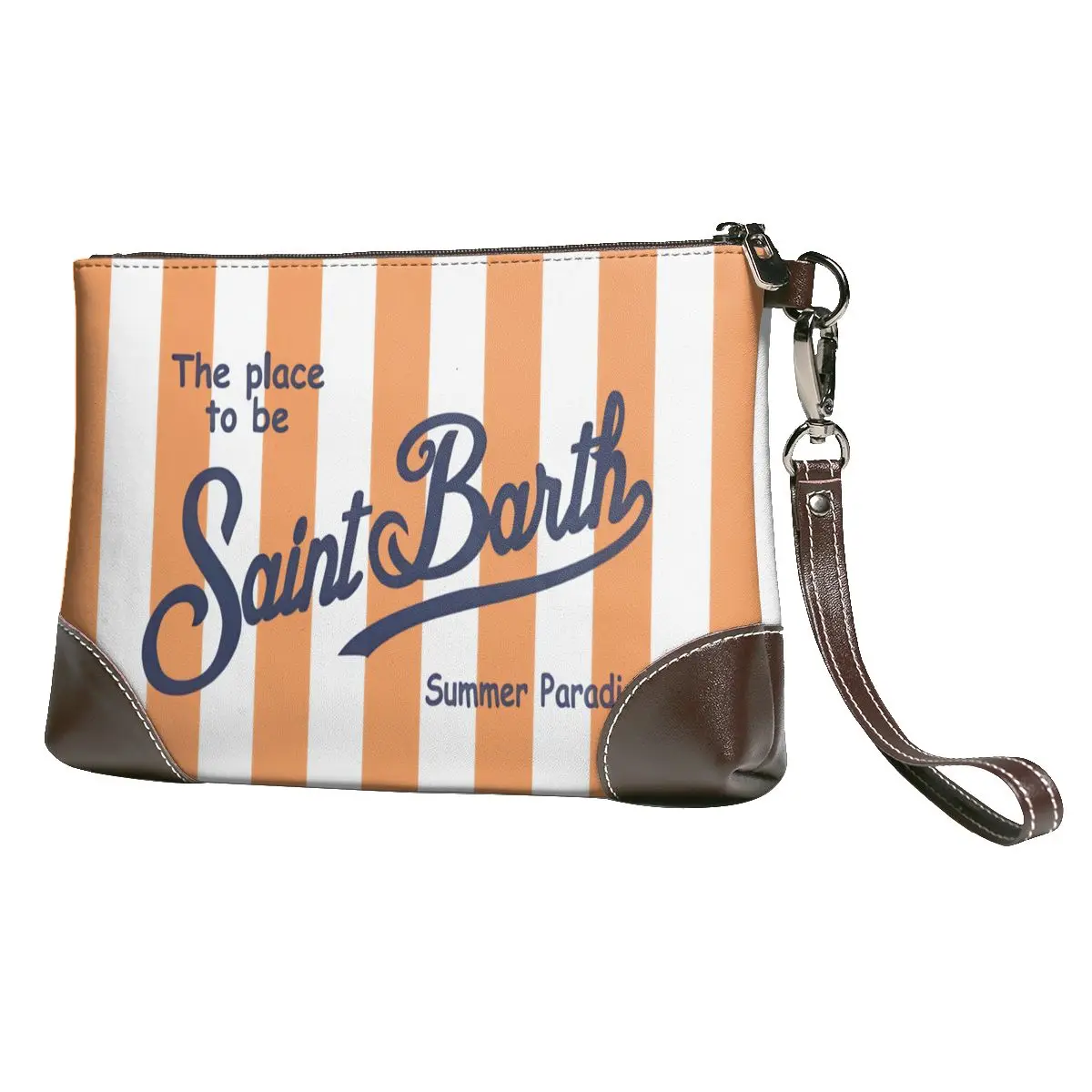

S-Saint B-Barth Fashion Leather Clutch - Stylish and Practical Daily Carry Bag