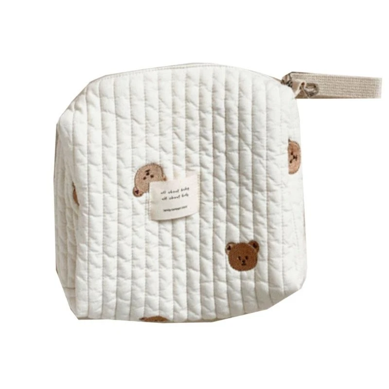 54DF Stylish Diaper Bag Organizing Pouches for Diaper Bag Mummy Bag Cotton Clutch