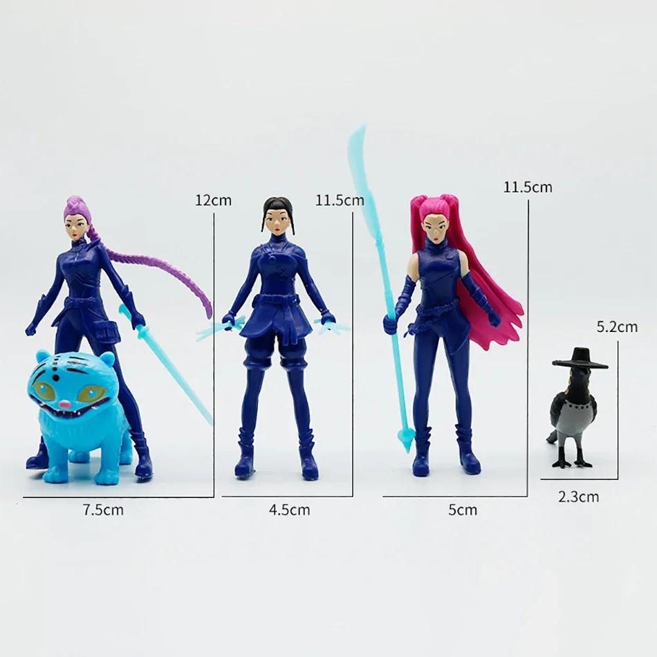 Anime Kpop Demon Hunters Figure Model Toy Cartoon Gaming Peripherals Desk Decoration Collection Figures Model Toy For Kid Gift