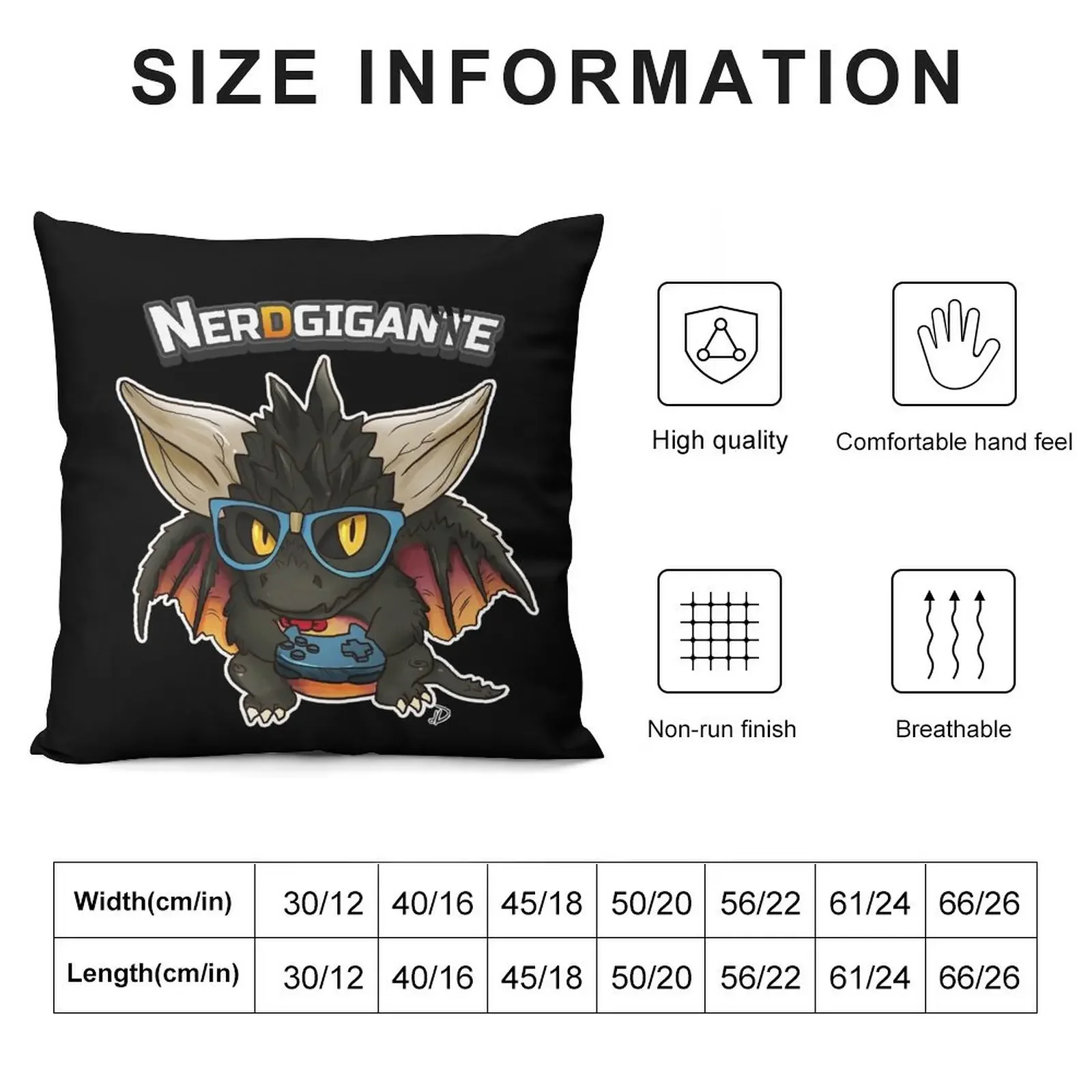 Nerd-gigante Throw Pillow pillowcases for sofa cushions christmas decorations for home 2025 pillow