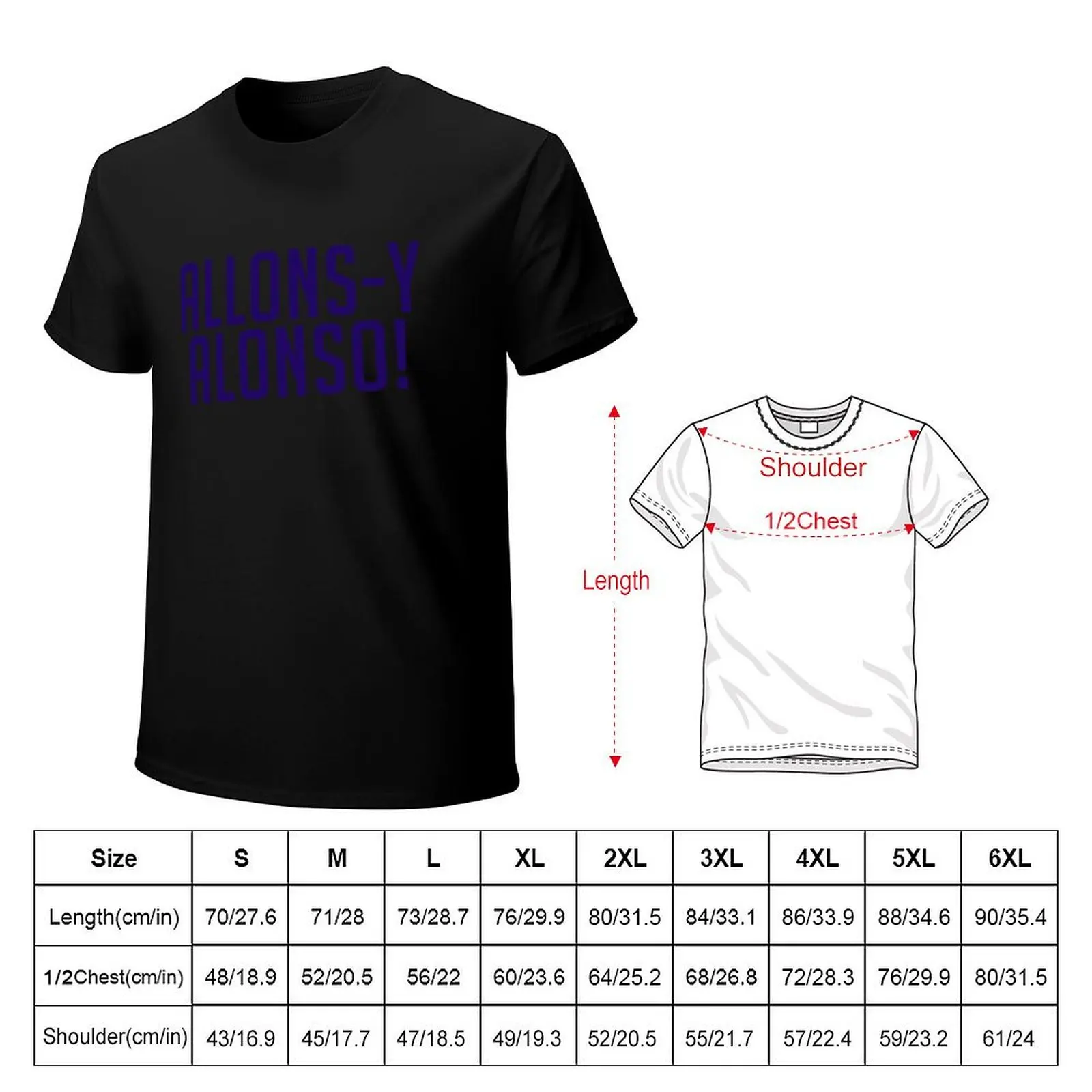 Allons-y Alonso! T-Shirt Vintage Style Printed Top