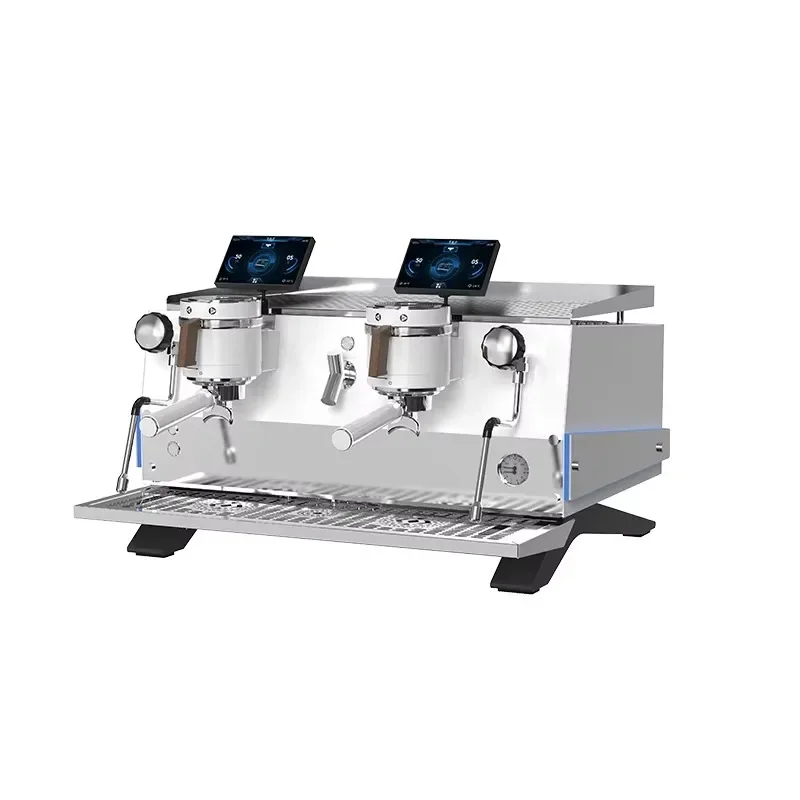 Dragon AR-2 Single or Two Group Wholesale Semi Automatic Espresso Coffee Machine with Commercial Coffee Grinder