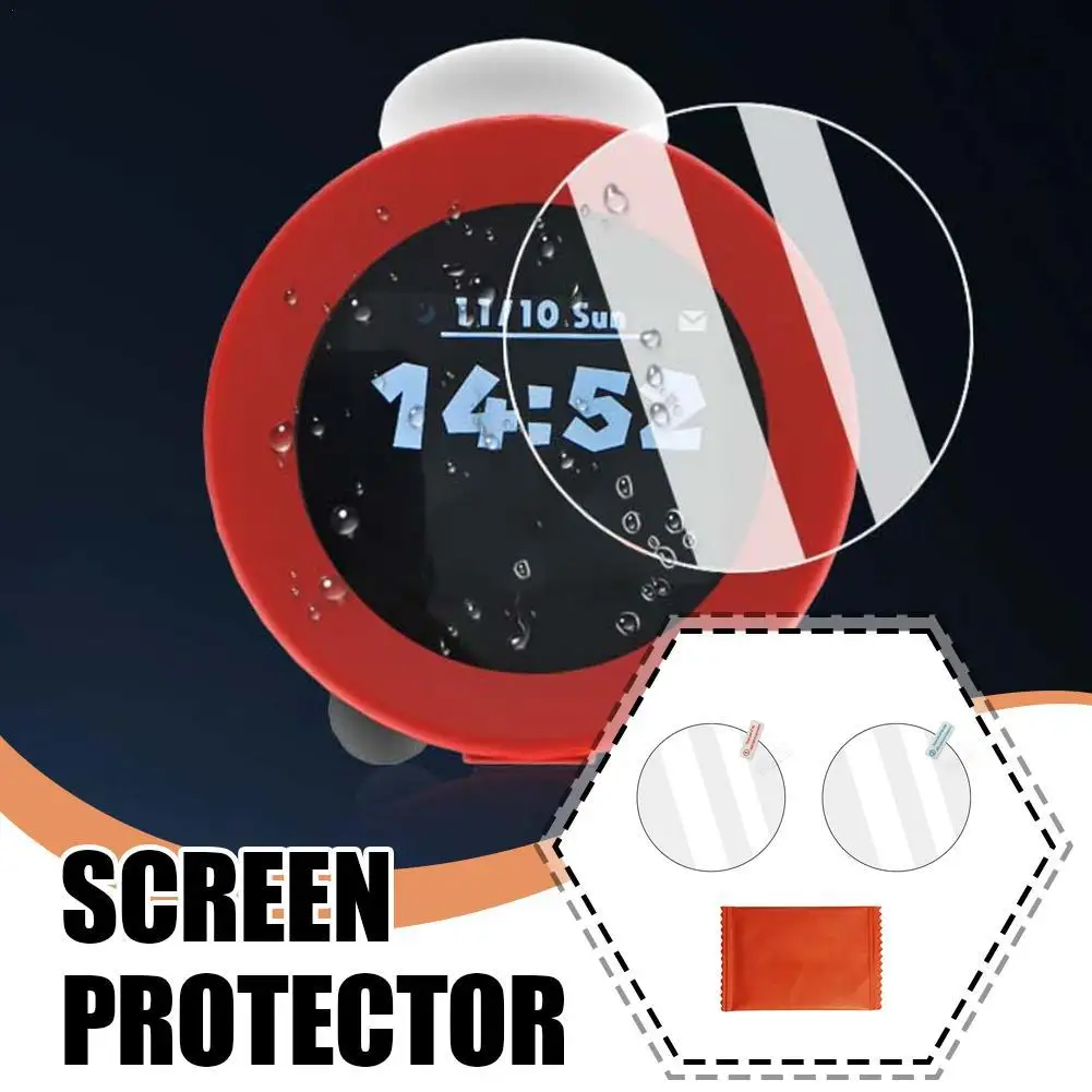 Screen Protector For Nintendo Sound Clock Alarmo Accessories HD Anti Scratch Transparent Soft Film with Auxiliary Tools 2024