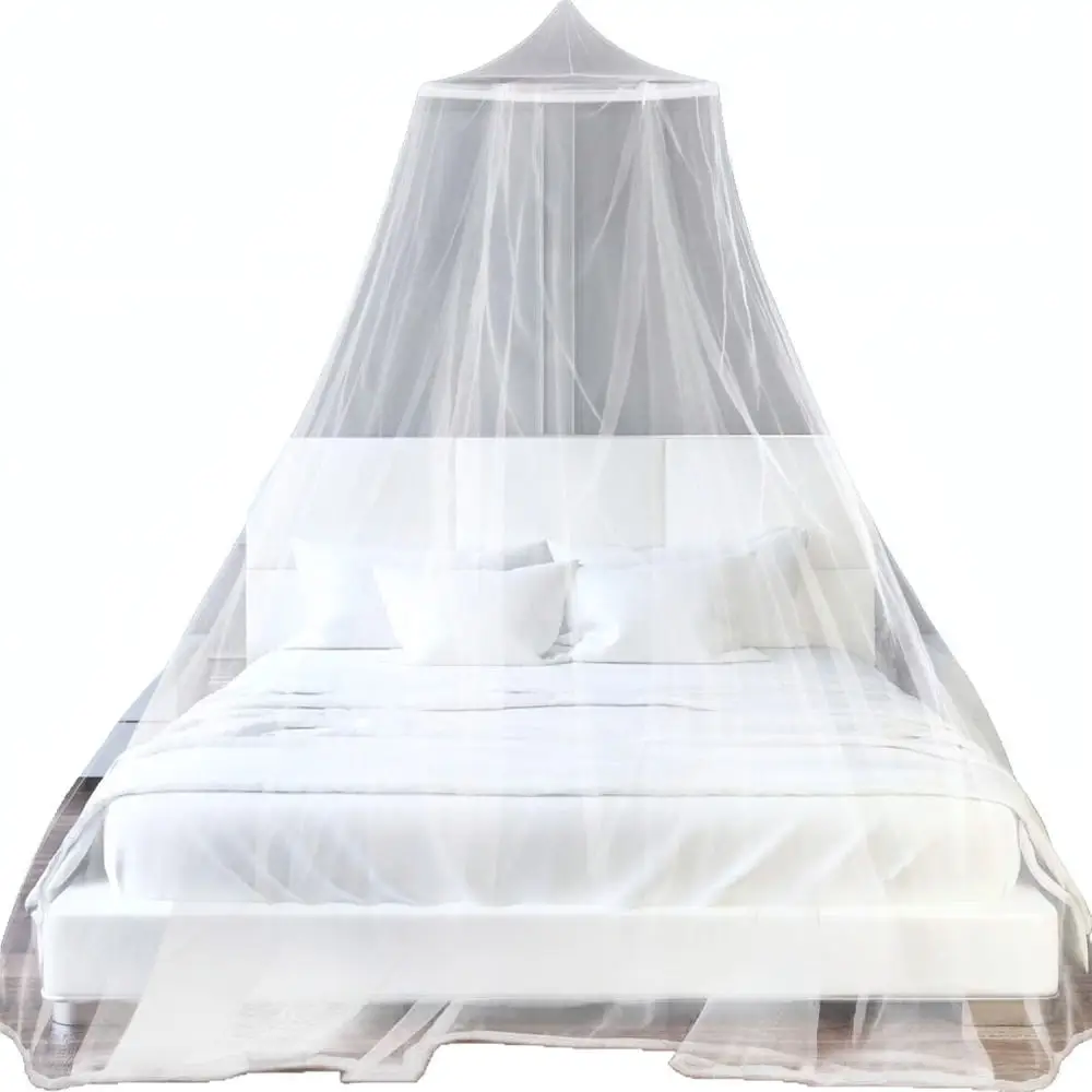 Simple Hanging Dome Mosquito Net Bed Canopy Breathable Mesh Curtain For Home Bedroom Easy Installation Screen Net