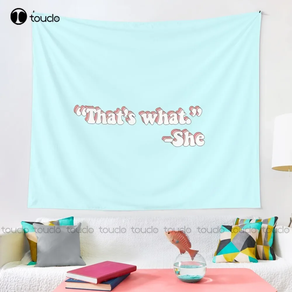 That’S What She Said Tapestry Tapestry Wall Hanging For Living Room Bedroom Dorm Room Home Decor Printed Tapestry Hanging Wall