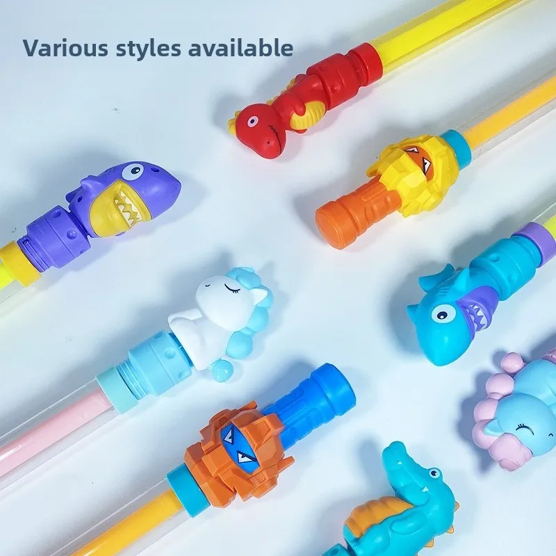 1PCS 48cm Water Toy for Kids Pool Party Fight Drift Pull Out Jet Spray Photography Fun Bath Time Outdoor Summer Game