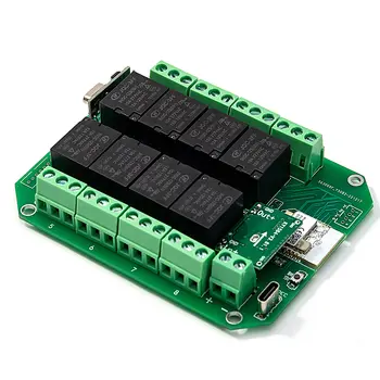 8CH Bezdrátový spínací modul Tuya DC 7-27V 8 kanálů Wifi / Zigbee reléový modul Dálkové ovládání 433MHz DIY Inteligentní domácí automatizace 8 nejlepší prodej ZigBee 8kanálový relé - №3