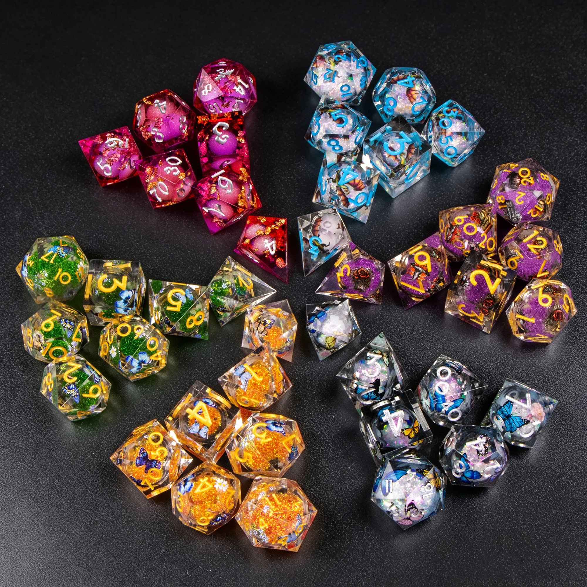 Random 7PCS Polyhedral Dice Se - Board Game Pandemic ulasan dan harga