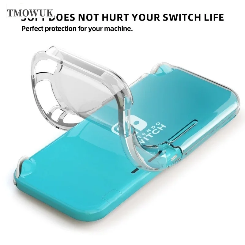 

For Switch Lite Game Console Drop Protective Anti Scratch Switch Lite Cover Case Holder Clear TPU Case