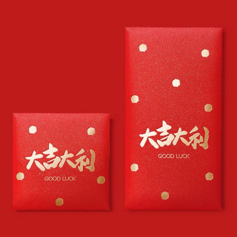 10pcs/set Hongbao Chinese Red Envelope 2024 Dragon New Year Money Bag Spring Festival Lucky Gift Pocket Party Supplies