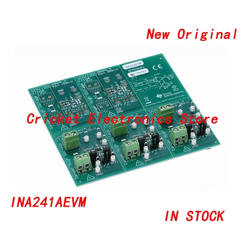 

INA241AEVM INA241x evaluation module for -5-V to 110-V 1.1-MHz current sense amplifier with PWM rejection