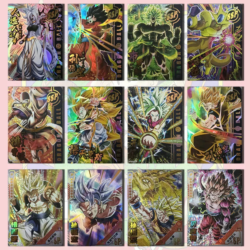 

Dragon Ball SP SSP card Son Goku Vegeta IV Android #21 Broli Frieza Gogeta Gotenks boy Toy collection Birthday Christmas gifts