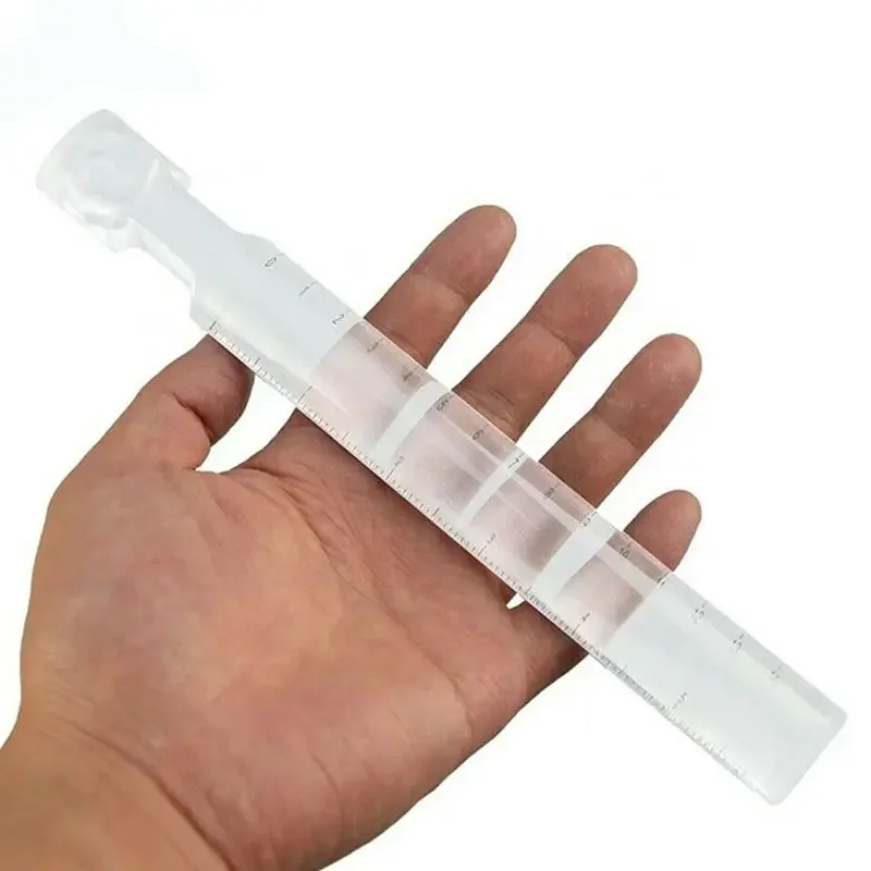 

2X Magnifying Bar Acrylic Magnifier Ruler with Measuring Scale 0-14cm for Reading Small Prints and Document, Measurement